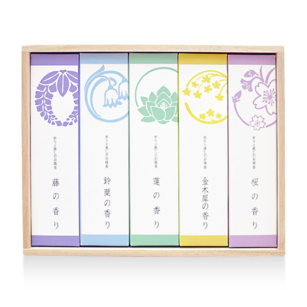療癒線香 5種香味禮盒裝