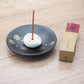 日本製 手作線香座 | 金彩花和兔兔